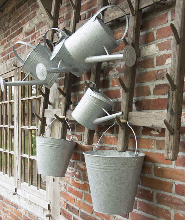 Esschert Design Altzink Giesskanne 6,6 Liter, 49,5x22x28 cm 49.5 x 22 x 28 cm Single, 49.5 x 22 x 28