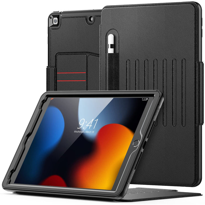 SEYMAC Hülle für iPad 9./8./7. Generation 10,2 Zoll 2021/2020/2019, Tropfenfeste Robuste Hülle mit [