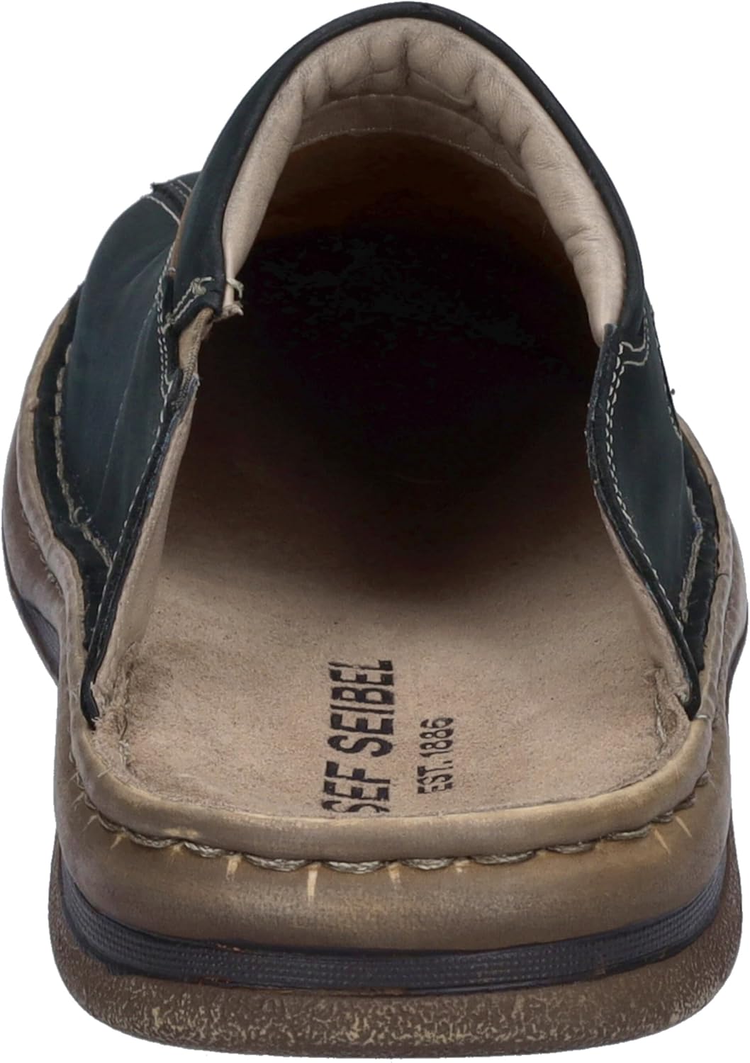 Josef Seibel Klaus Herren Clogs 39 EU Jeans Kombi, 39 EU Jeans Kombi