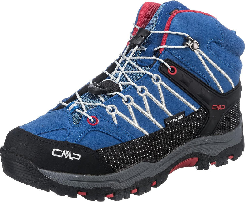 CMP Kids Rigel Mid Shoe Wp Trekking-& Wanderschuhe, Cobalto Stone Fire, 29 EU