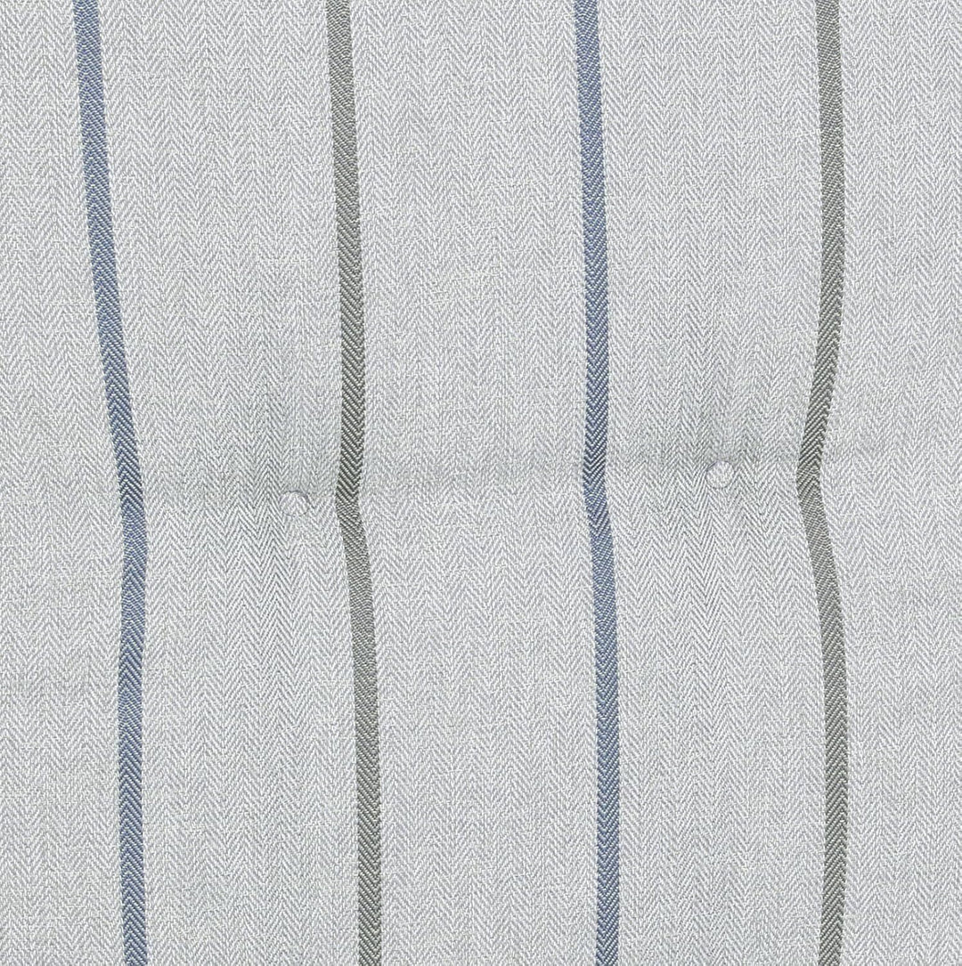 Bequeme und attraktive Polsterauflagen für Hochlehner-Gartenstühle (6er-Set, Stripes Exclusive hellg