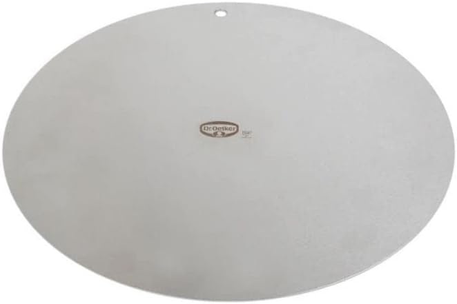 Dr. Oetker Deko- und Transportplatte, Ø32cm, Küchenhelfer aus hochwertigem Edelstahl, Farbe: silber