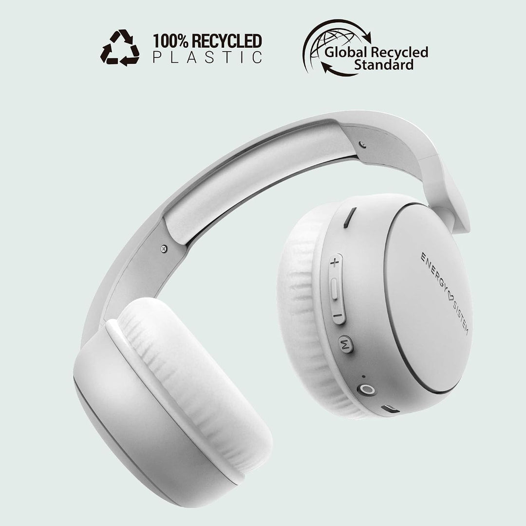 Energy Sistem Starlit Radio - Bluetooth-Kopfhörer mit FM-Radio (100% recycelter Kunststoff, MP3-Play