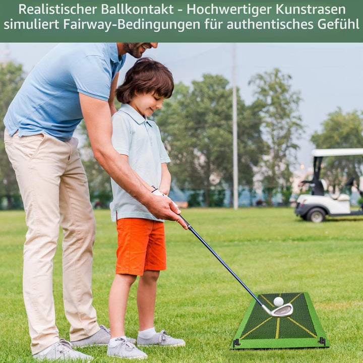 Golfmatte, Golftrainingsmatte mit sofortigem Feedback, tragbare Schwungtrainingshilfe, Golf-Schlagma