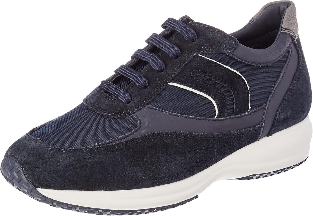 Geox Uomo Happy Sneaker, Navy, 41 EU