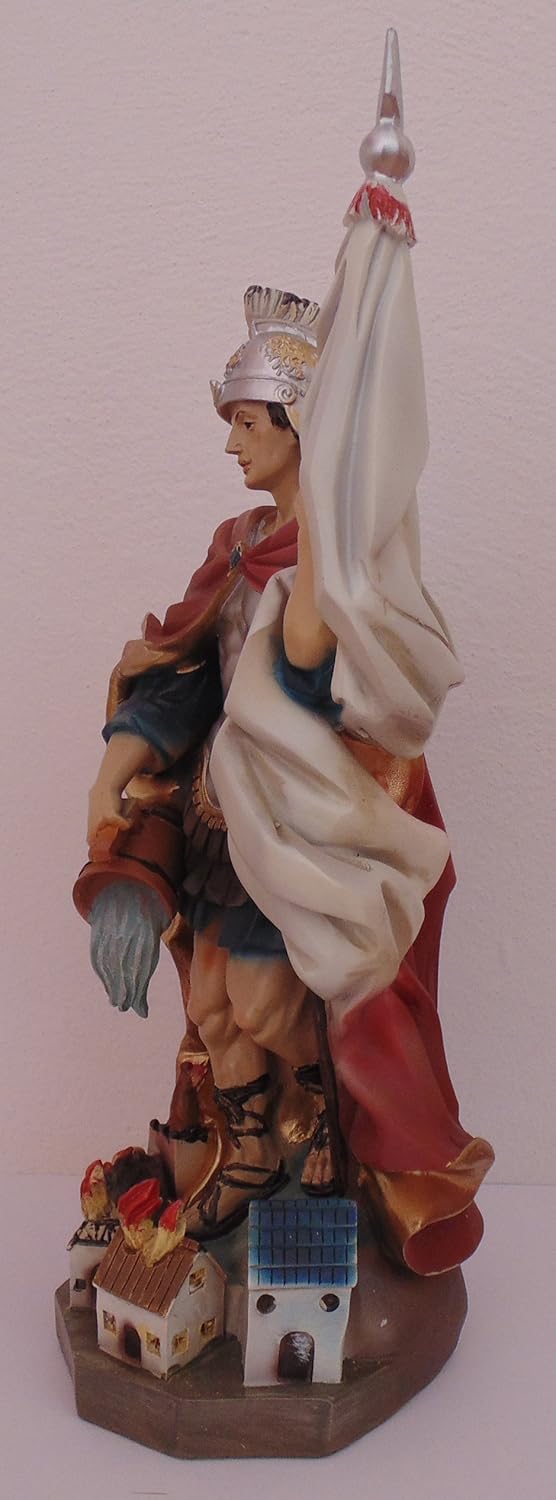 Zisaline Santo Florian, Höhe 28 cm, handbemalt