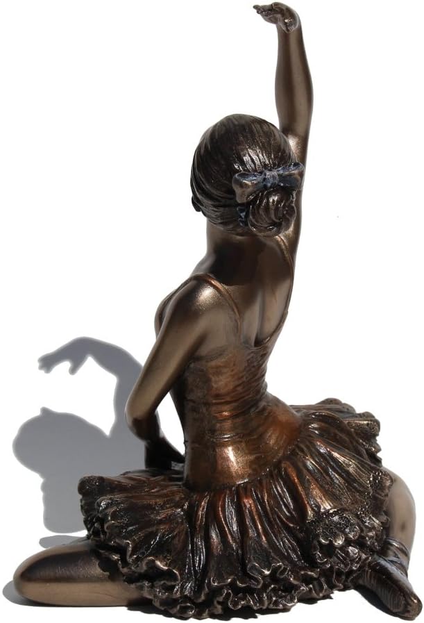 Ballerina – Warming Up Bronzefigur, 13 cm