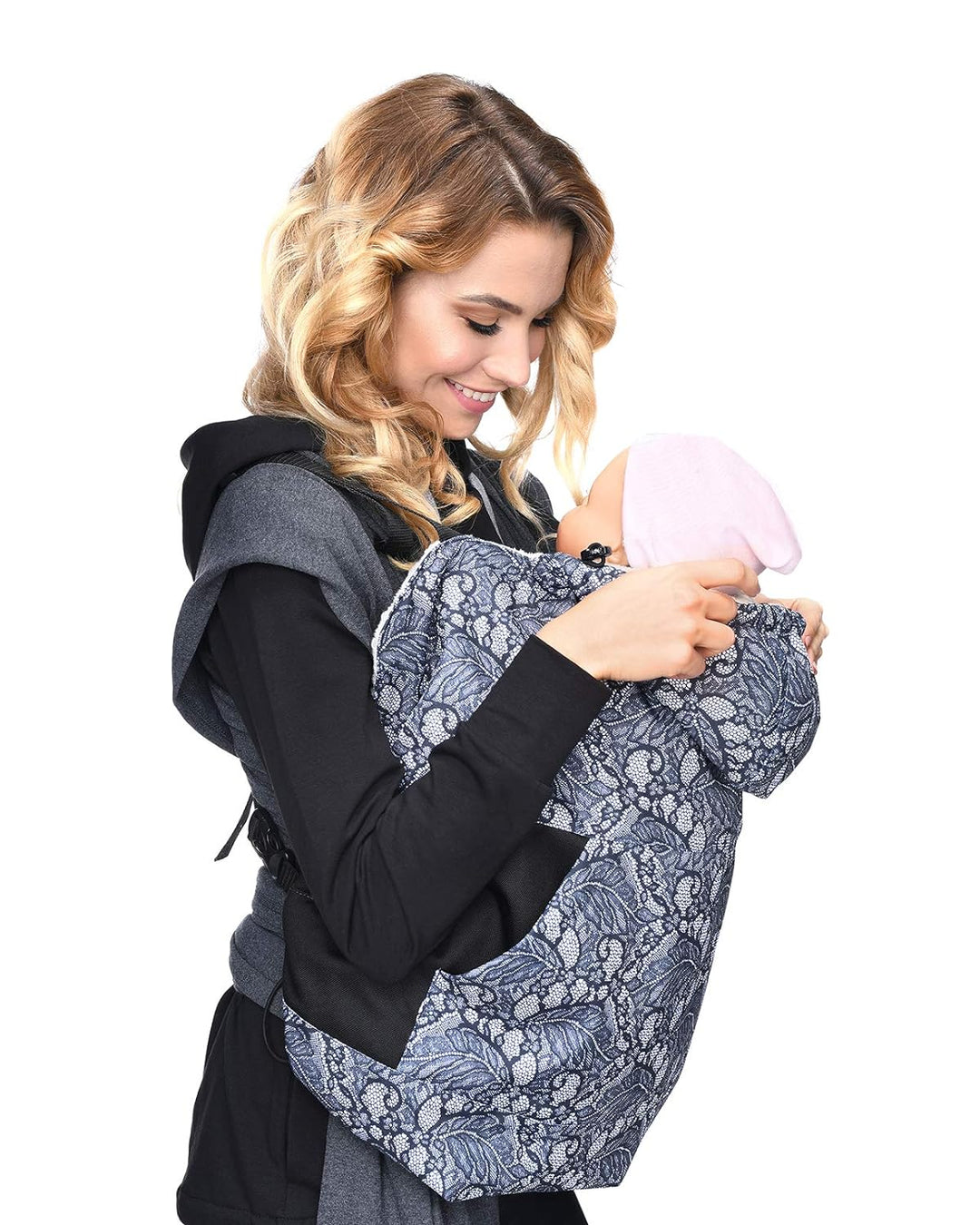 MijaCulture Tragecover, Universal Bezug für alle Babytragen und Tragetücher Baby Carrier Cape 4127 (