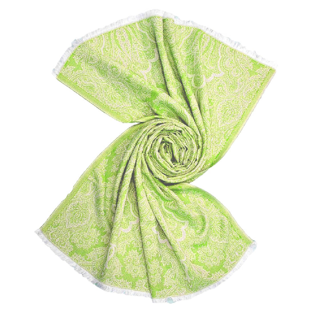 Lorenzo Cana Damen Pashmina Schaltuch aus 100% Baumwolle Damenschal Naturfaser Schal Paisley Muster