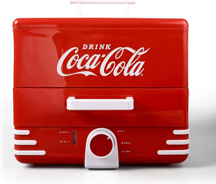 Salco Coca-Cola HotDog Steamer SHD-80CC,Retro, rot, perfekt für jeden
