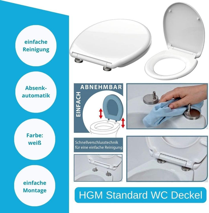 GROHE WC spülrandlos inkl. WC Deckel HGMBAD mit Absenkautomatik abnehmbar