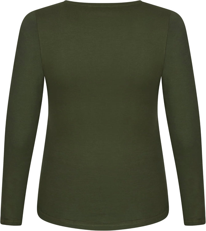 M.M.C. Umstandsshirt 3er Set unifarben Umstandsmode Schwangerschaft Schwangerschaftsshirt, Langarm S