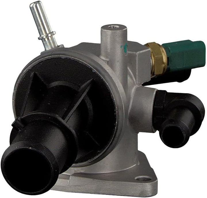 febi bilstein 33956 Thermostatgehäuse mit Temperaturschalter und Dichtung , 1 Stück