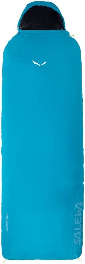 Salewa Unisex-Erwachsene MICRO II 850 QUATTRO Schlafsack 185 cm (RIGHT) BLUE DANUBE, 185 cm (RIGHT)