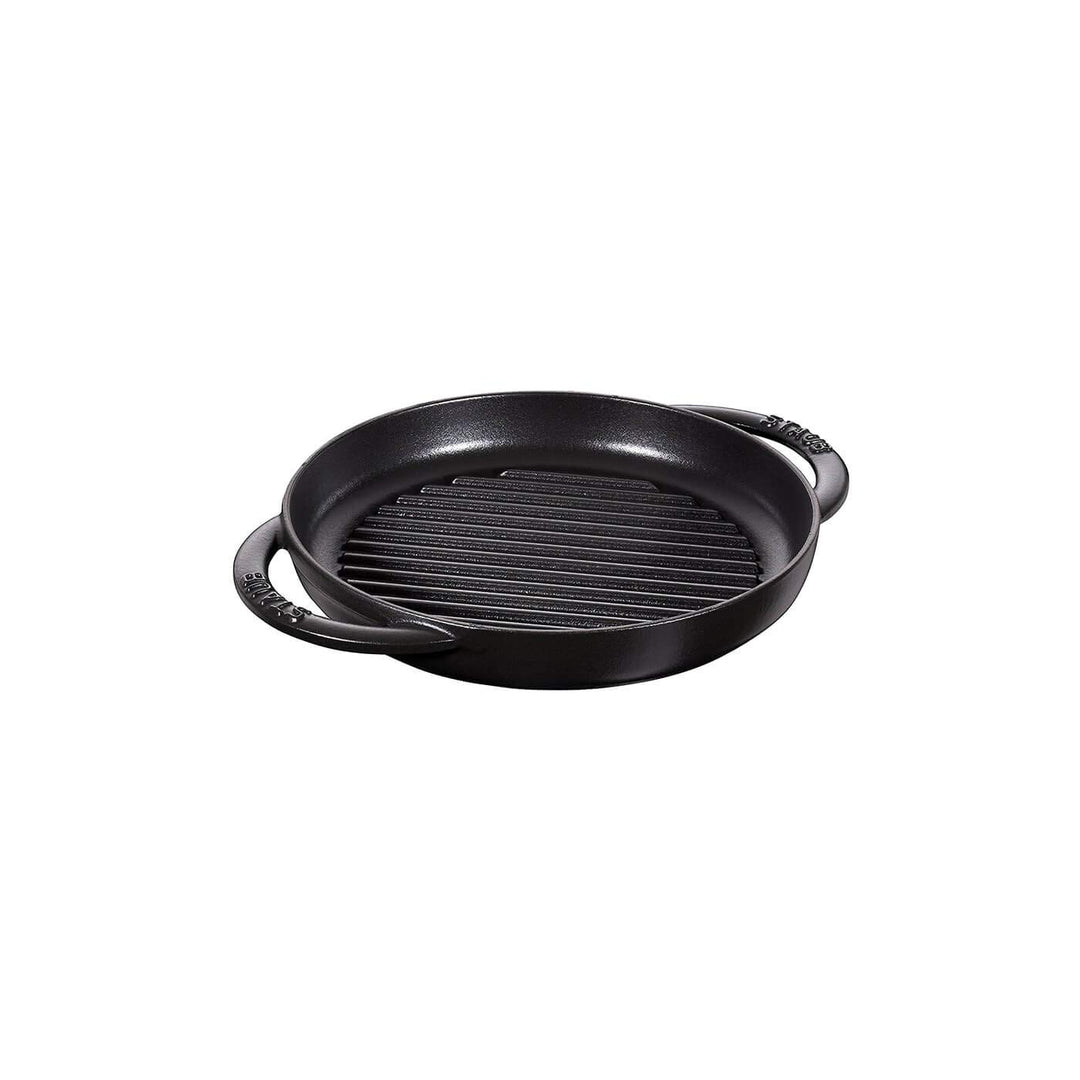 Staub 40511-520-0 Grill Pans - Grillpfanne - mit Seitengriffen - schwarz - Ø 22 cm