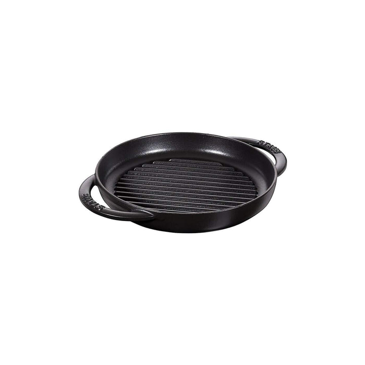 Staub 40511-520-0 Grill Pans - Grillpfanne - mit Seitengriffen - schwarz - Ø 22 cm