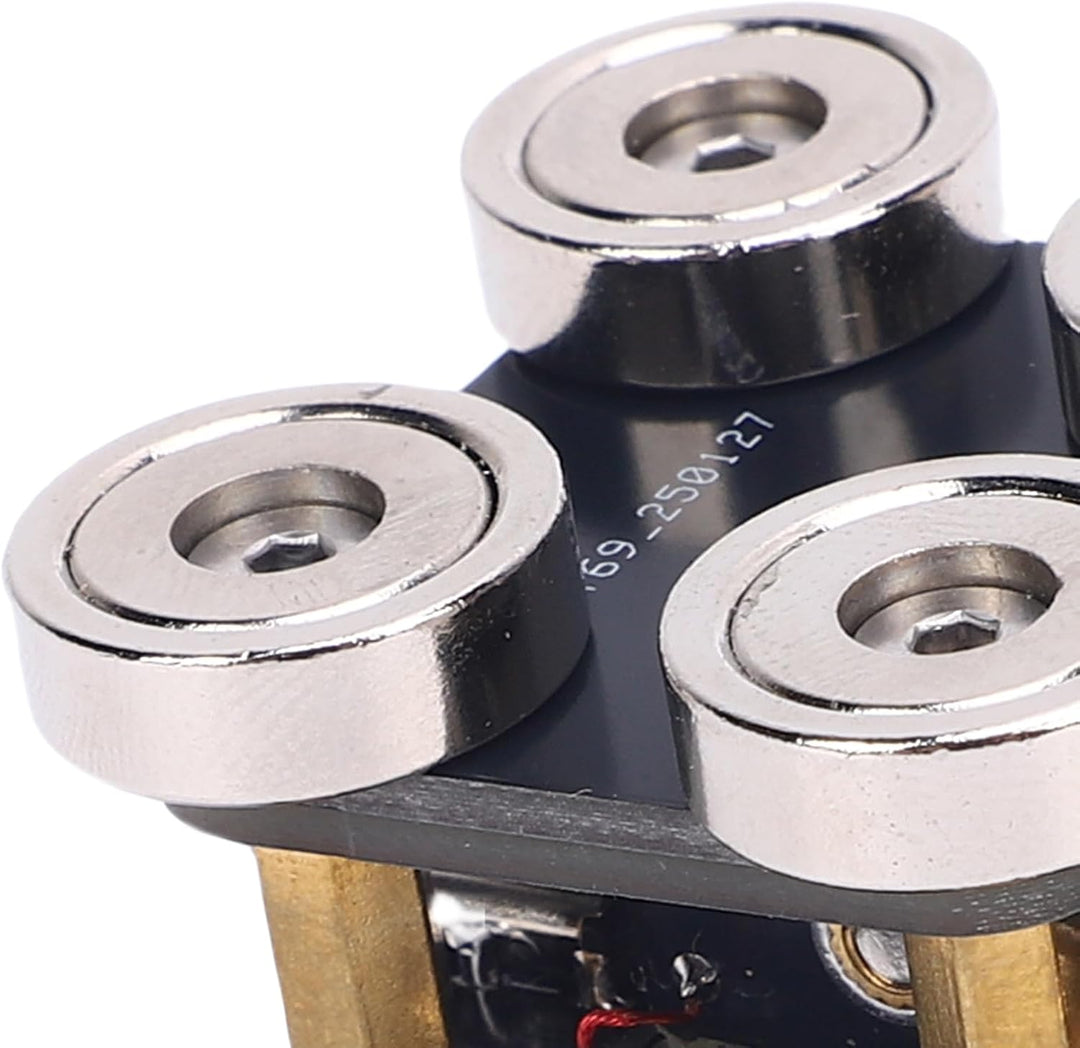 lyrlody Doppelpaddel Morse Taste, CW Keyer Automatik Trainer mit 4 Nd Magneten Basis 3.5mm Soundbuch