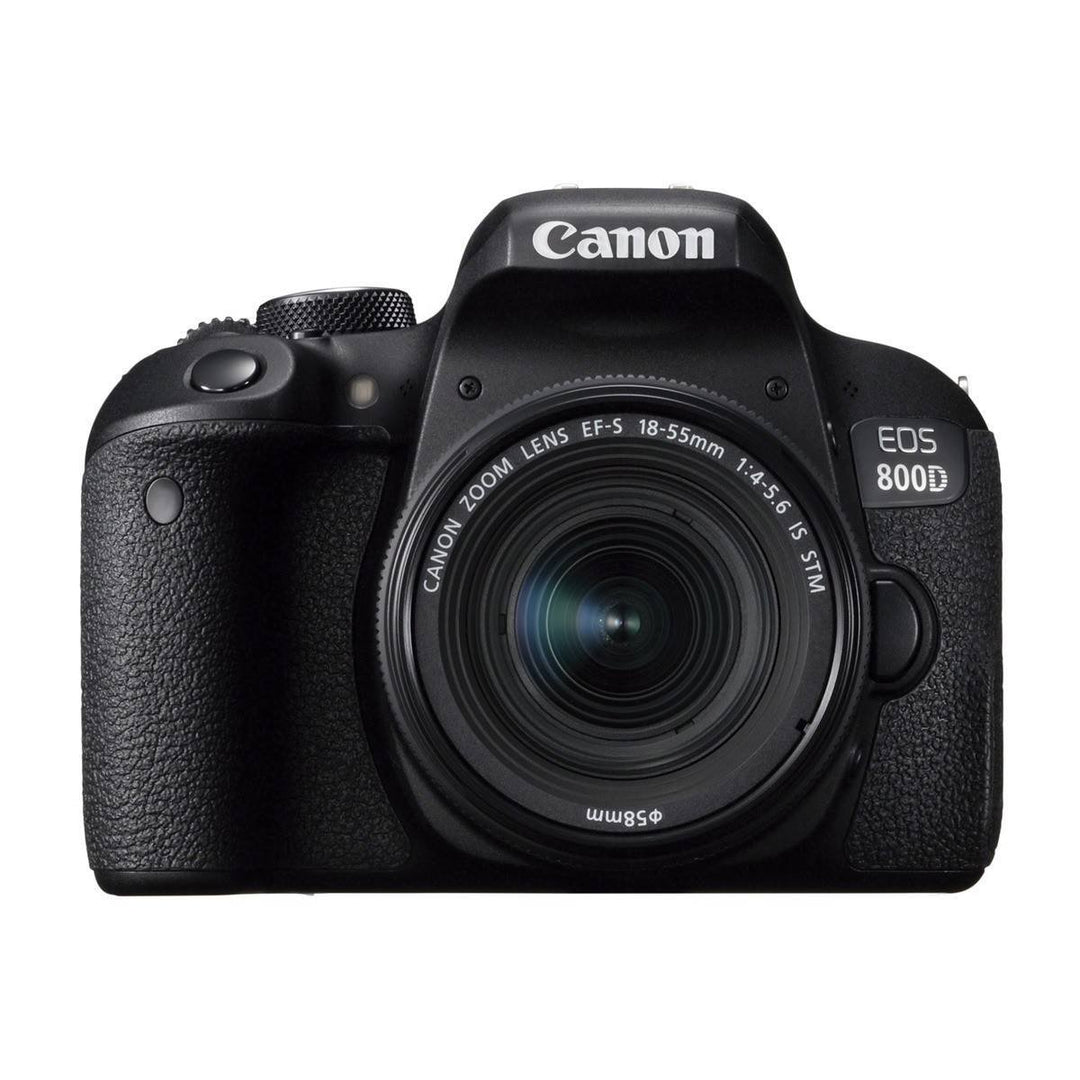 Canon EOS 800D SLR-Digitalkamera,Schwarz EOS 800D + Objektiv EF-S 18-55 mm IS STM Einzigartig, EOS 8