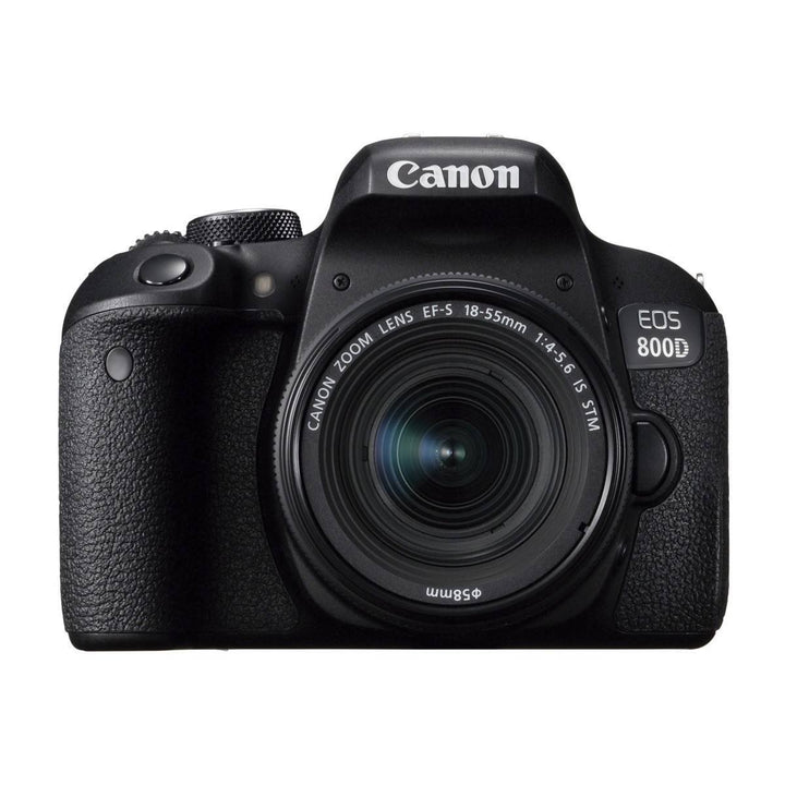Canon EOS 800D SLR-Digitalkamera,Schwarz EOS 800D + Objektiv EF-S 18-55 mm IS STM Einzigartig, EOS 8