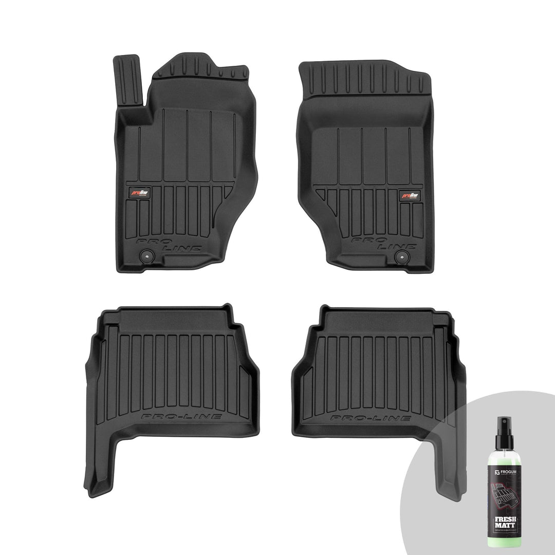 FROGUM ProLine 3D Gummimatten Exklusiven Auto Fussmatten Autofussmatten für Kia Sorento I 2002-2009