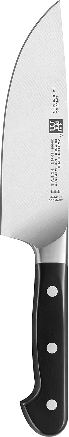 ZWILLING Pro Kochmesser, Klingenlänge: 16 cm, Rostfreier Spezialstahl, Kunststoffgriff, Schwarz