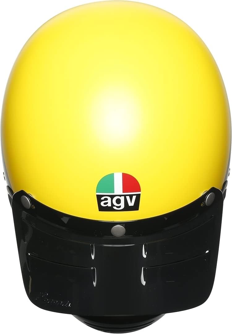 AGV Herren L Motorrad Helm XS MATT YELLOW BLACK, XS MATT YELLOW BLACK