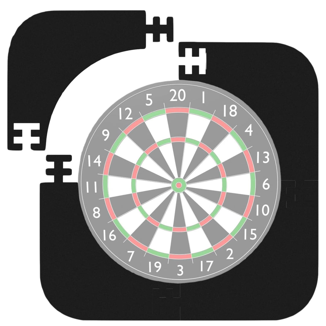 Dartscheibe Schutzring, Eva Surround Auffangring Dartboard Protective | Eva, 66x45x2,5cm Dartscheibe