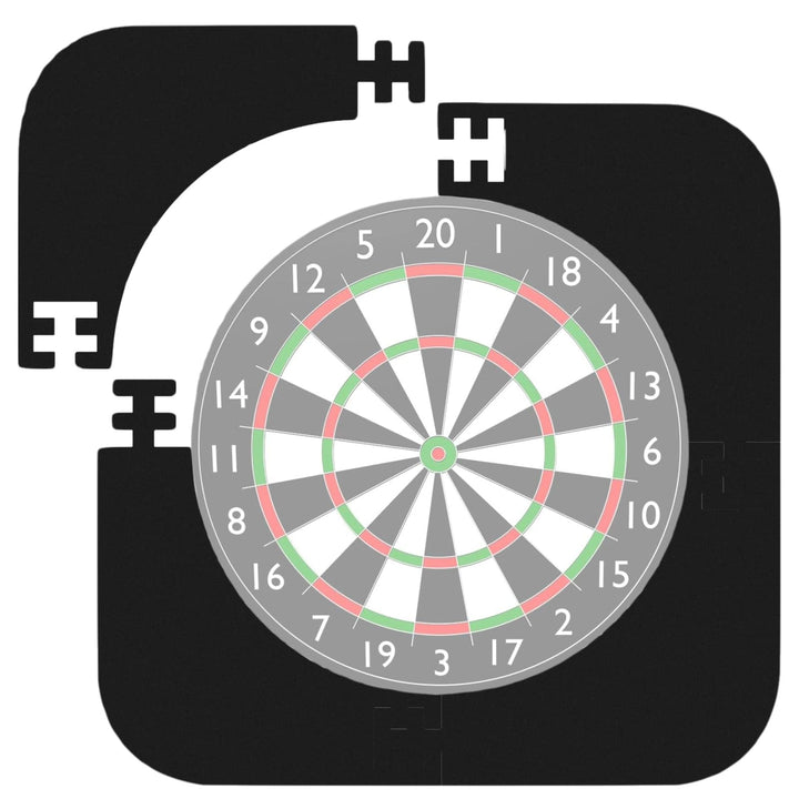 Dartscheibe Schutzring, Eva Surround Auffangring Dartboard Protective | Eva, 66x45x2,5cm Dartscheibe