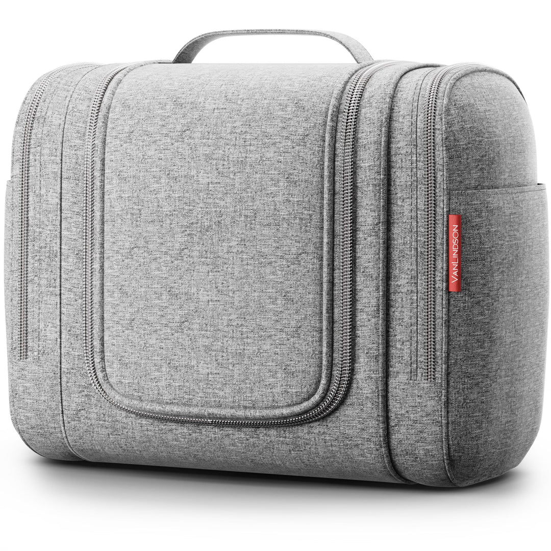 Kulturbeutel XXL [9 Liter Stauraum, Design 2025] - Kulturtasche, Kosmetiktasche Gross zum Aufhängen,