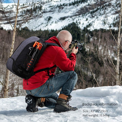 Beschoi Kamerarucksack wasserdicht Fotorucksack für Canon Nikon Sony Spiegelreflexkameras, Drohne, O