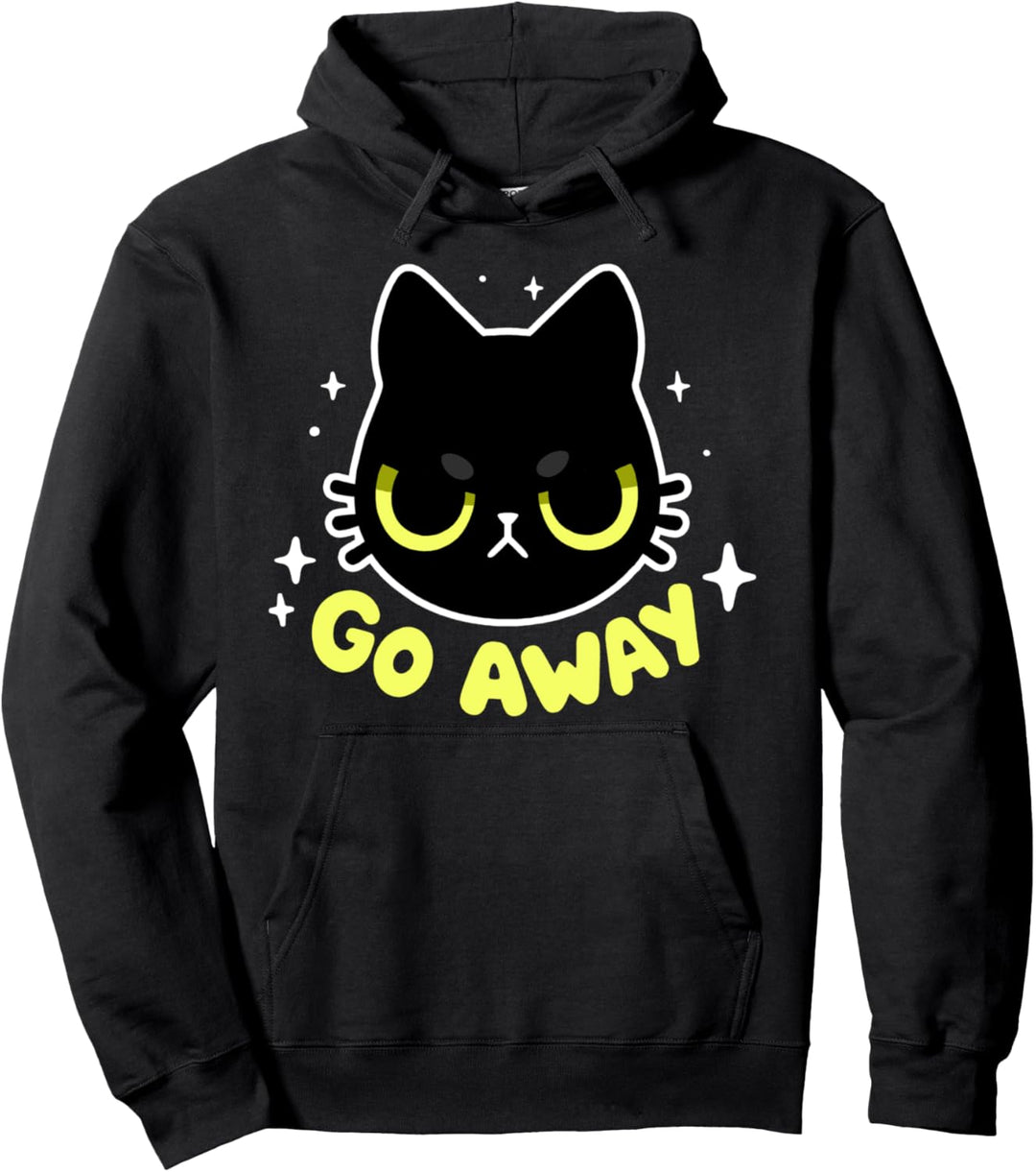 Böse süsse Katze – Go Away Pullover Hoodie