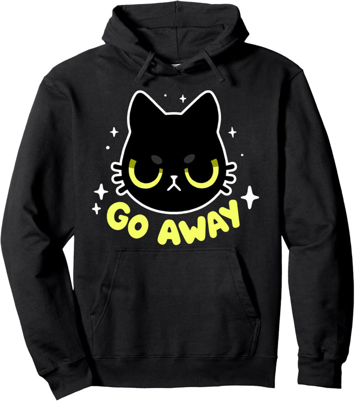 Böse süsse Katze – Go Away Pullover Hoodie