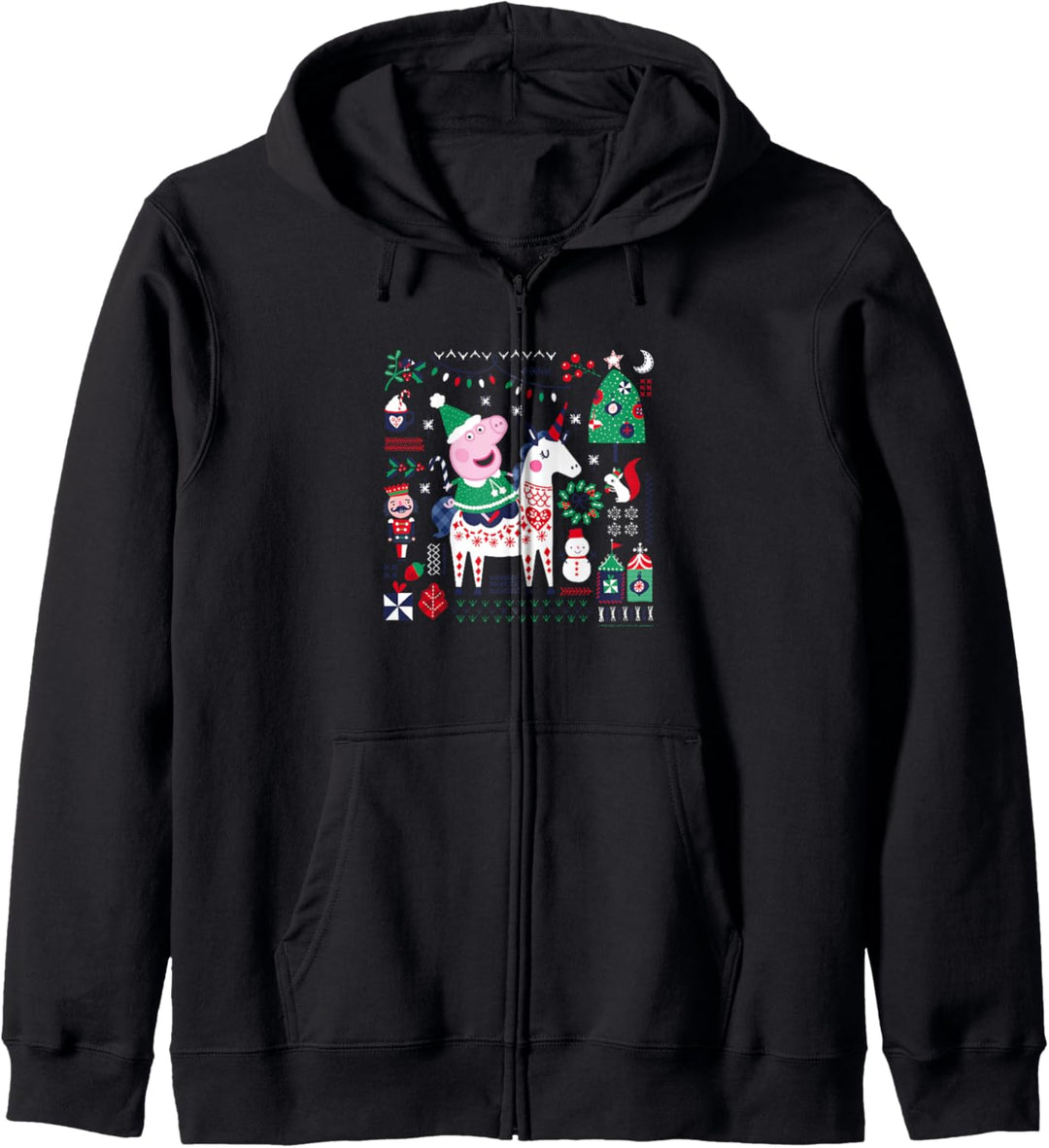Peppa Pig Christmas Horse Kapuzenjacke
