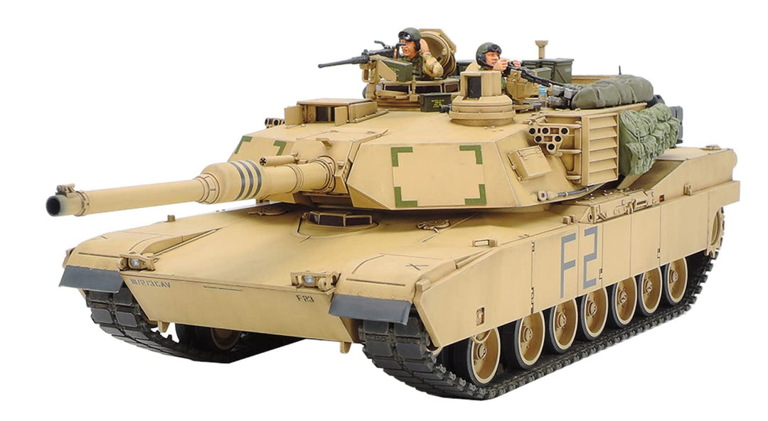 TAMIYA 300035269 300035269-1:35 US Kampfpanzer M1A2 Abrams Iraqi Freedom (2),originalgetreue Nachbil