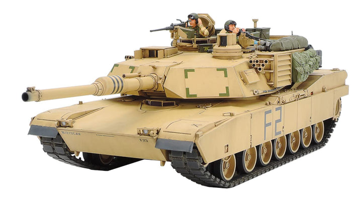 TAMIYA 300035269 300035269-1:35 US Kampfpanzer M1A2 Abrams Iraqi Freedom (2),originalgetreue Nachbil