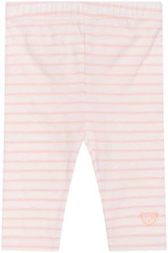 Steiff Baby Set für Mädchen T-Shirt seashell pink & Leggings gestreift 50 seashell pink, 50 seashell