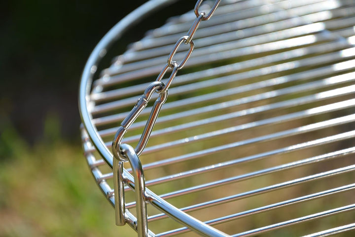 Dreibein Schwenkgrill inkl. 70 cm Edelstahl-Rost aus deutscher Produktion