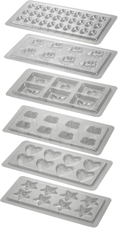UNOLD 48667 CHOCOLATIER Schokoladen Fondue Schmelztopf inkl. Giessformen mit Zubehör, 2 Heizstufen,