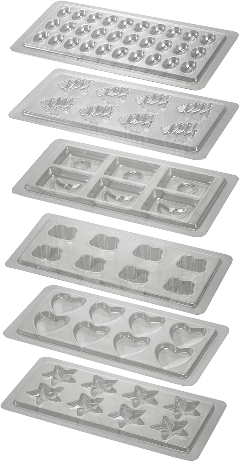 UNOLD 48667 CHOCOLATIER Schokoladen Fondue Schmelztopf inkl. Giessformen mit Zubehör, 2 Heizstufen,