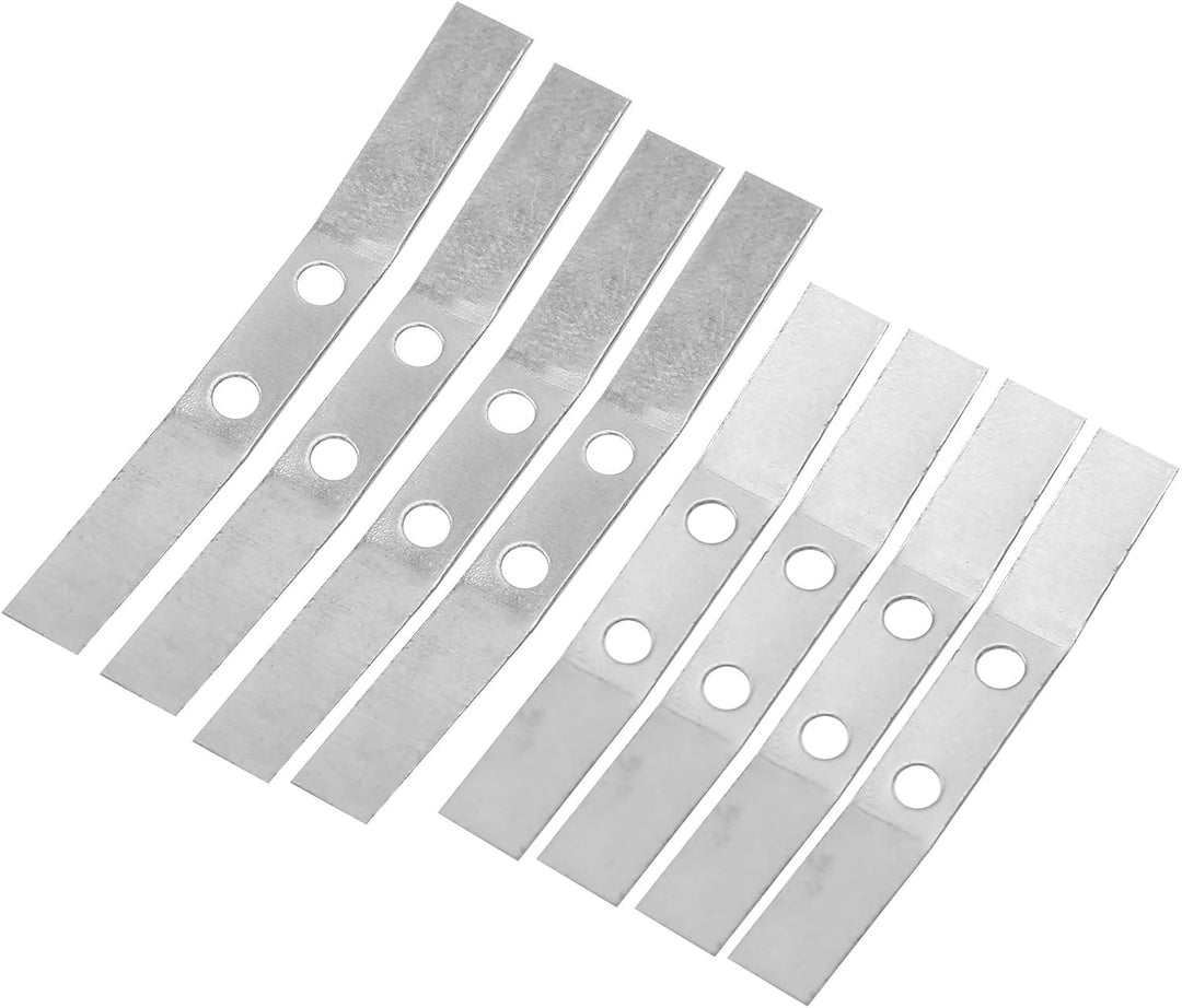 RiToEasysports 8Pcs Hinterachse Blattfeder Stahl Dämpfung Blattfedern Ersatzteile Kompatibel mit WPL