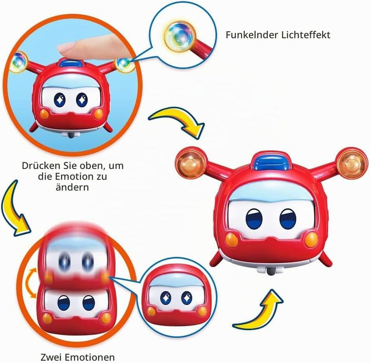 Super Wings Transforming Flugzeug Supercharged und Super Pet Jett, Spielzeug für Kinder ab 3 Jahren,