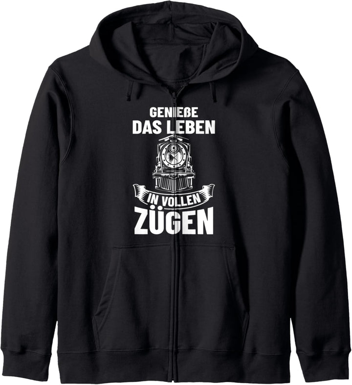 Zugführer Kostüm Lokomotive Bahnangestellter Lokführer Kapuzenjacke