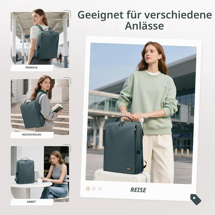 Stilvoller Laptop Rucksack für Damen von Fluggesellschaften zugelassen, Perfekt für die Arbeit das C