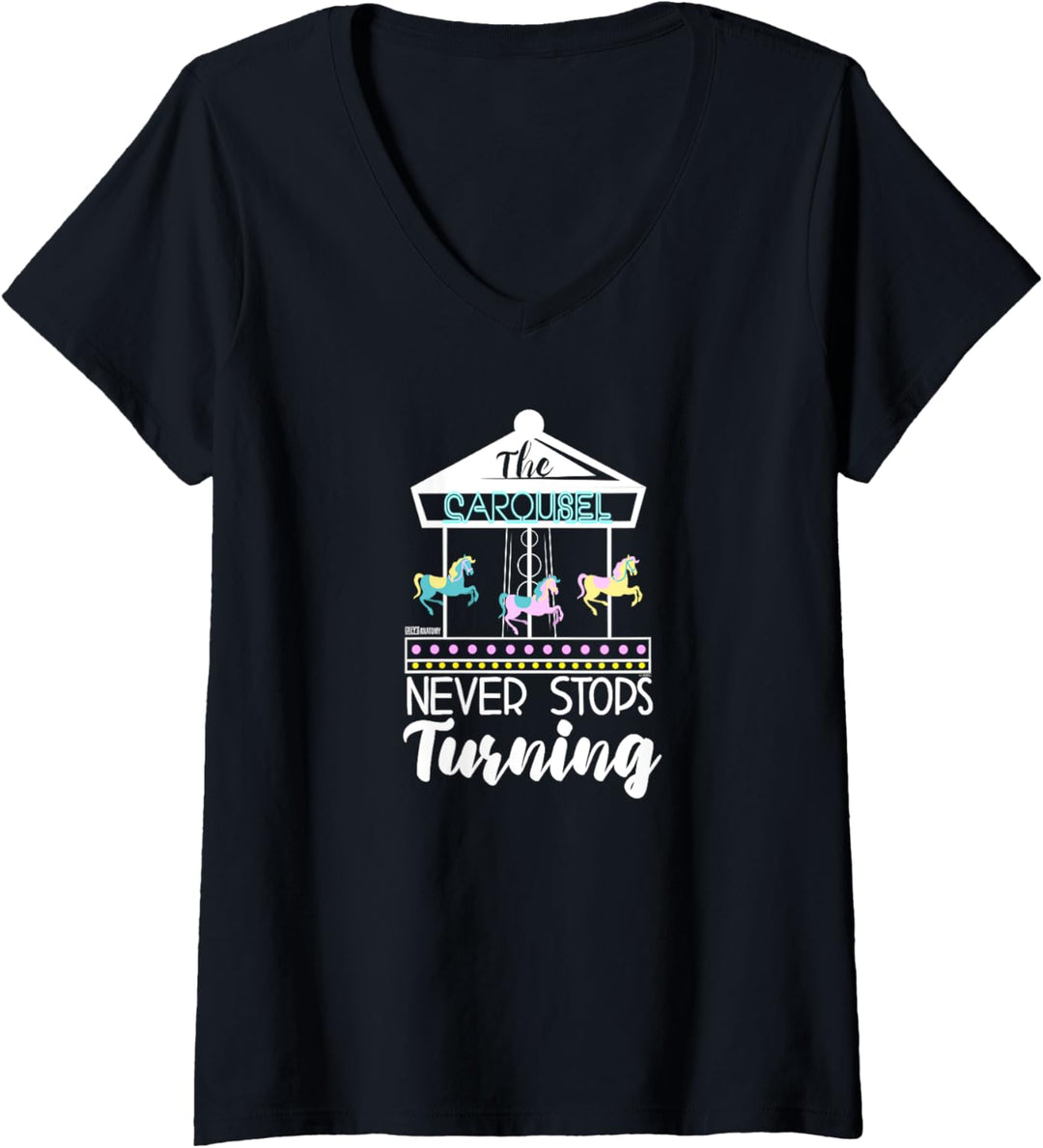 Grey's Anatomy Das Karussell hört nie auf, sich zu drehen T-Shirt mit V-Ausschnitt