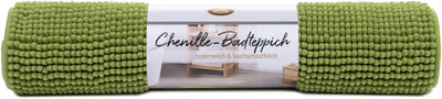 Gözze - Anti-Rutsch-Badematte, Superweich, 100% Mikrofaser, 60 x 100 cm - Apfelgrün Apfelgrün 60 x 1