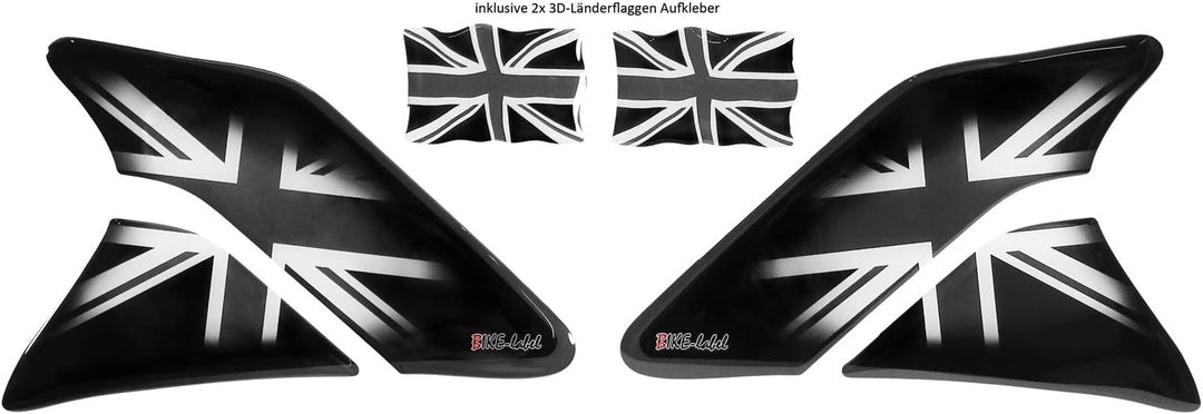 BIKE-label Seitentank Tankpad Union Jack England kompatibel für Triumph 800148