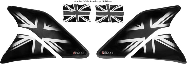 BIKE-label Seitentank Tankpad Union Jack England kompatibel für Triumph 800148