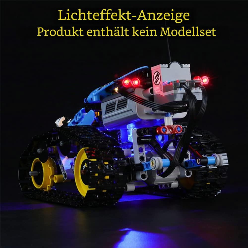 GEAMENT LED Licht-Set Kompatibel mit Lego Ferngesteuerter Stunt-Racer (Remote-Controlled Stunt Racer