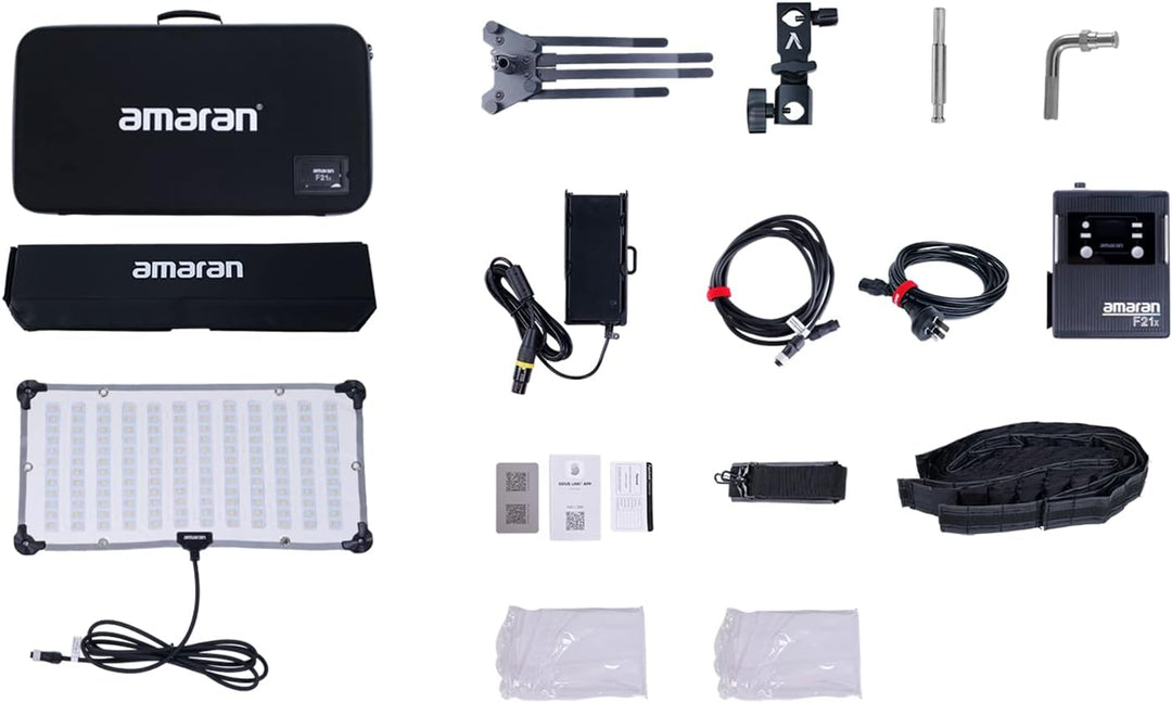 Aputure Amaran F22x – Flexible LED-Video-Lichtmatte, 200 W, zweifarbig, 2500 K ~ 7500 K Ausgang, unt