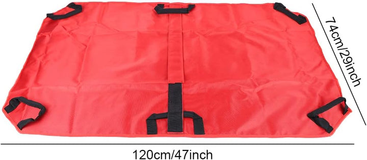 Haustier Hund Trage Faltbar Haustiertrage Nylon VeterinäR Haustiertransportbahre mit 6 Griffe, 110KG